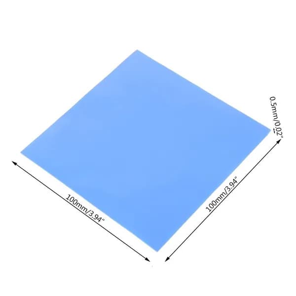 Термопрокладка 100x100x0.5 мм, темно-синий