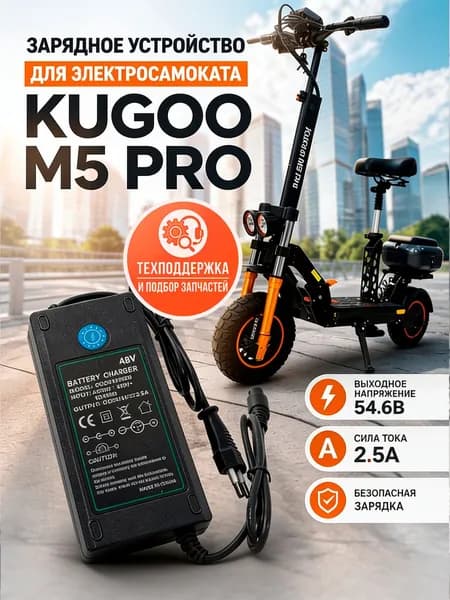 Зарядное устройство для электросамоката Kugoo M5 Pro 54.6v 2.5a