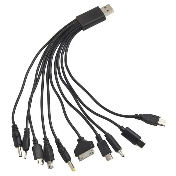 Разъем Многофункционального USB-кабеля для зарядки 10 in1 для Nokia, Samsung, Sony