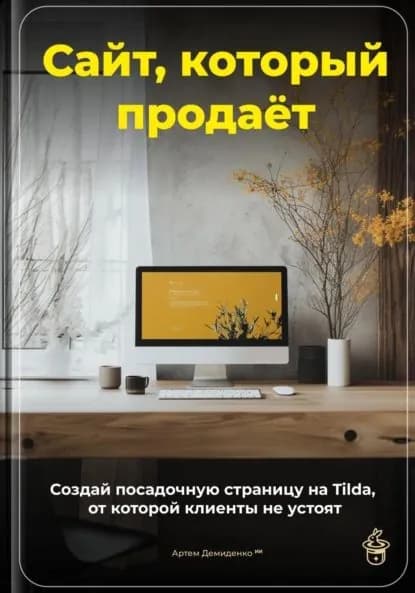 Сайт, который продаёт: Создай посадочную страницу на Tilda, от которой клиенты не устоят | Демиденко Артем | Электронная книга