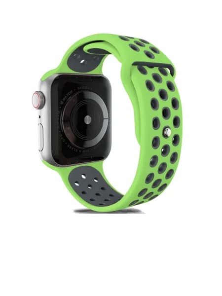 Ремешок для Apple Watch 42 mm / 44 mm / 45 mm силиконовый спортивный с перфорацией