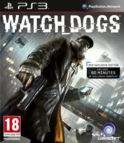 Игра Watch Dogs PS3 Русская Версия Диск на PS 3