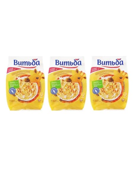 Витьба Сухой завтрак, Хлопья кукурузные, глазированные, 330 гр, 3 шт