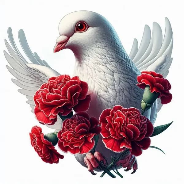 Наклейки на стену для декора интерьера,для украшения комнаты,мебели,детской "Голуби"