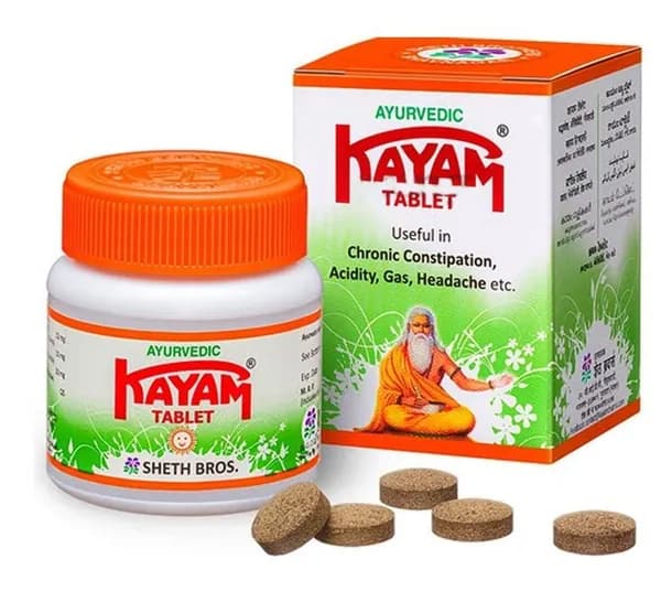 Каям таблетки Шат Бразерс (Kayam tablet Sheth Brothers), 30 таблеток