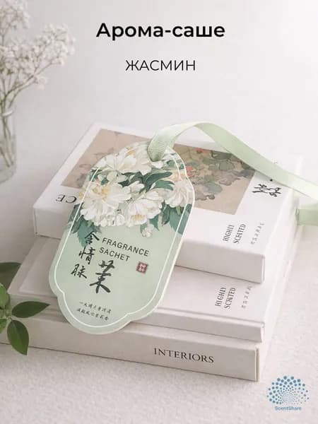 Аромасаше Жасмин (саше ароматическое для дома, шкафа)
