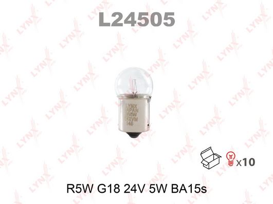 Лампа 24V BA15s 5W (LYNX)