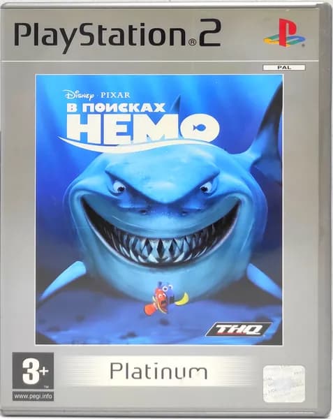 В поисках Немо Английский язык SLES 51755 Platinum Видеоигра на диске PS2. Товар уцененный