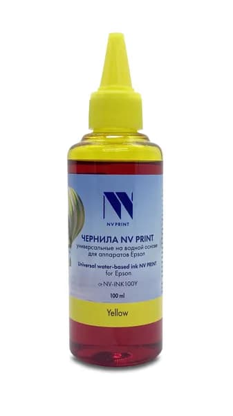 Чернила NV-INK100Y для принтеров Epson 100 мл Yellow
