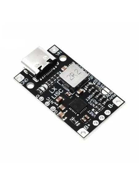 Модуль ускорения зарядки литиевых аккумуляторов Type-C USB 2-3S BMS мощностью 15 Вт, 8,4 В 12,6 В 1,5 А, сбалансированный, поддерживает быструю зарядку, С индикатором