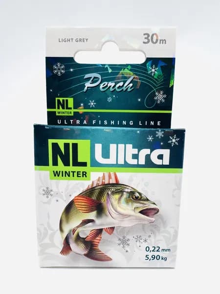Леска зимняя AQUA NL ULTRA PERCH 30m 0.22mm (окунь)