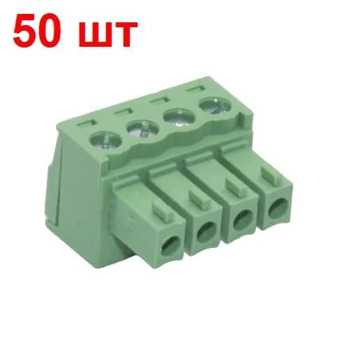 Клеммник на кабель 50 шт. угловой 4 конт. MC420-381-04P