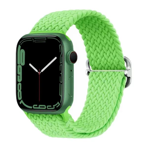 Нейлоновый ремешок для Apple Watch 38-40-41 mm series 1-10, SE, SE 2 (Салатовый)