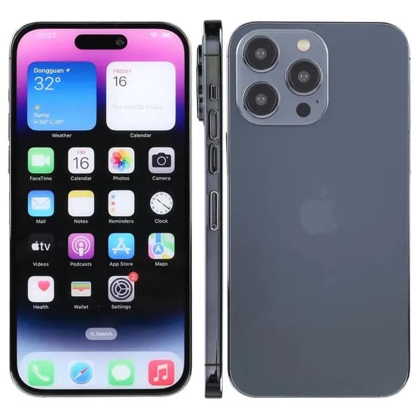Подходит для моделей с цветным экраном iPhone 14 Pro Max 6.7 (цвет: темно - космический черный)