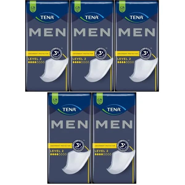 Прокладки урологические для мужчин Tena Men Level 2 Medium , 4 капли, 100 (20x5) штуки