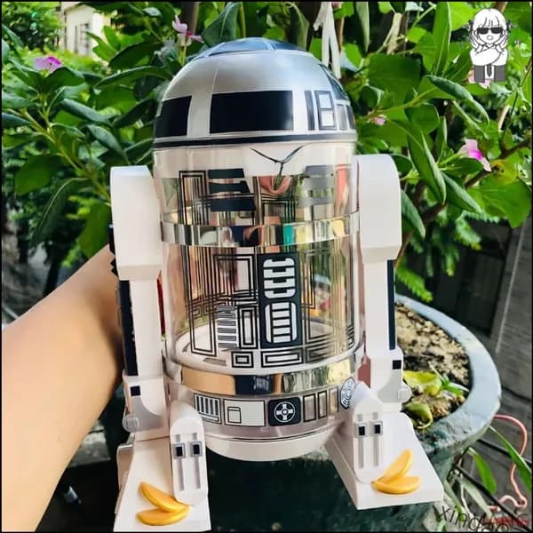 Бытовая мини-кофеварка ручной варки, Робот Star Wars R2-D2, кофейник-пресс для мокко