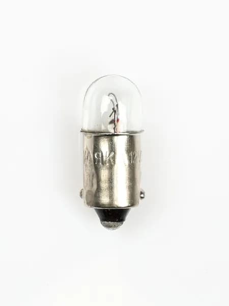 Лампа подсветки Маяк 61203 T3W 12V 3W 3200 в панель приборов, металл. цоколь, 1