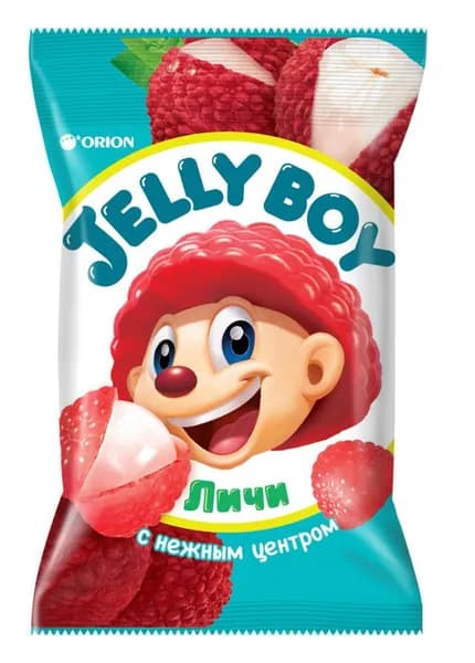 Orion Жевательный мармелад, Jelly Boy, Личи, 66 г/