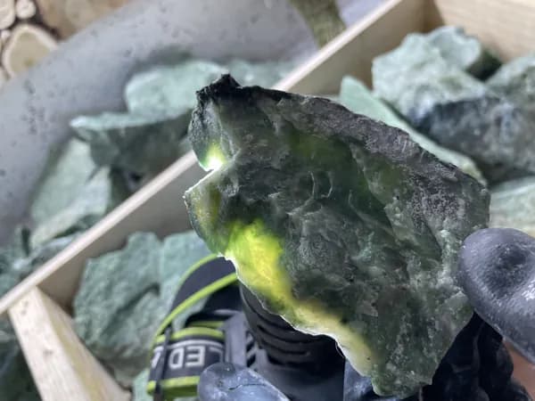 Камни для бани Люкс GREEN 5 кг. (фракция 80-130 мм)
