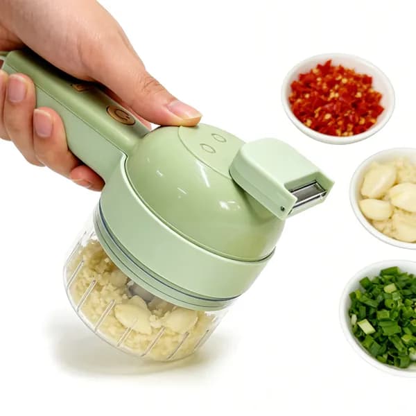 Электрический ручной измельчитель для чеснока, мяса и овощей на аккумуляторе