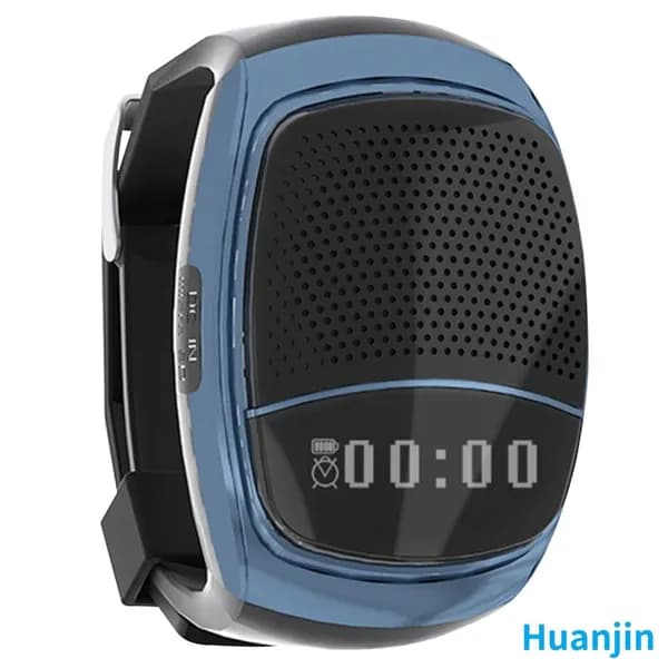 Беспроводная Bluetooth колонка для велосипеда B90 с экраном, высококачественный звук и функцией управления камерой, синий цвет