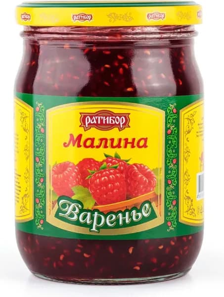 Варенье Ратибор малиновое, 680 г