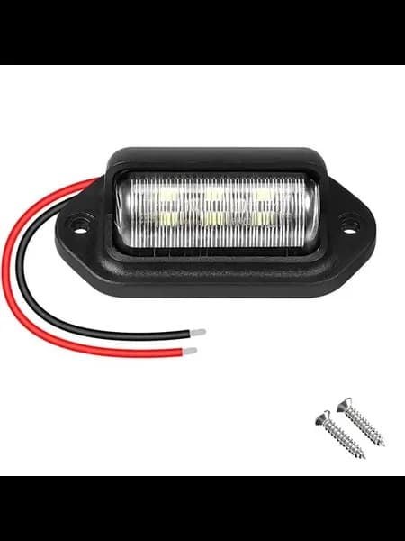 1 шт. LED боковой фонарь 12 24В, черный
