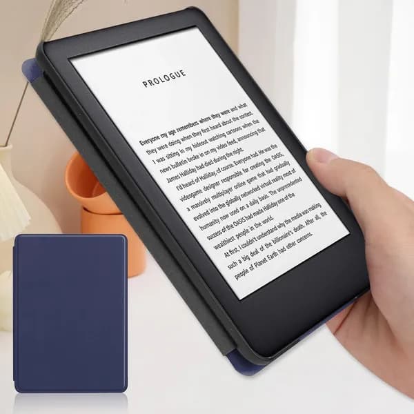 Чехол магнитный для Kindle Paperwhite 12 и Colorsoft Signature (7 ), глубокий синий