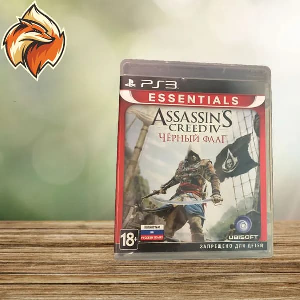 Игра Assassin's Creed IV: Black Flag (Черный флаг) PS3 рус (PlayStation 3, Русская версия)