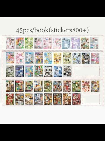 Наклейки Mr.Paper 45 шт, Цвет S23573-2