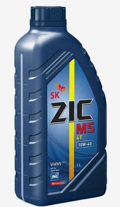 ZIC M5 4T 10W-40 Масло моторное, Полусинтетическое, 1 л