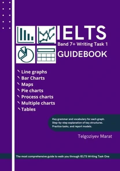 IELTS Band 7+ Writing Task 1 Guidebook | Marat Telgoziyev | Электронная книга
