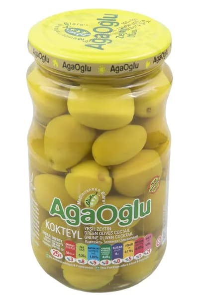Оливки коктейльные 370 гр калибровка 3XL (161-180 шт/кг)