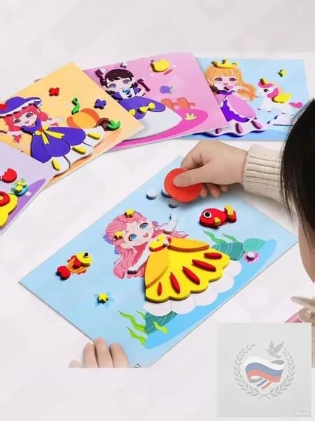 Креативные 3D-наклейки diy (случайным образом присылайте 10разных наклеек)