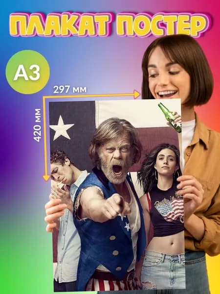 Плакат Постер Сериал Бесстыжие