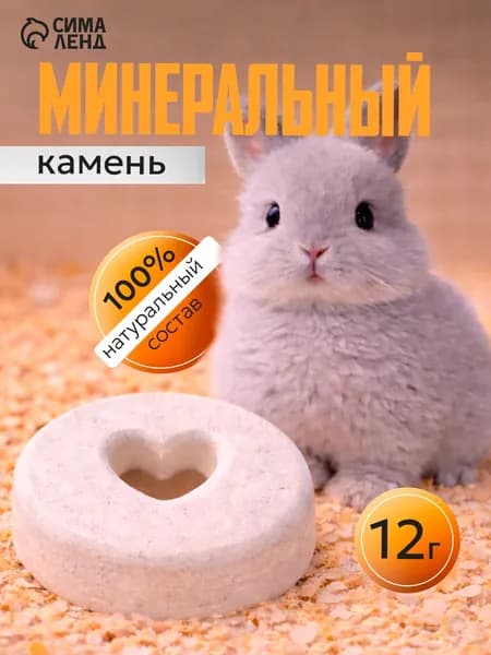 Минеральное кольцо "Мышильд" для грызунов, с углем, 12 г