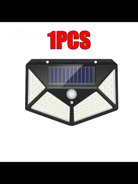 Солнечный светильник 100 LED с датчиком движения 1PC
