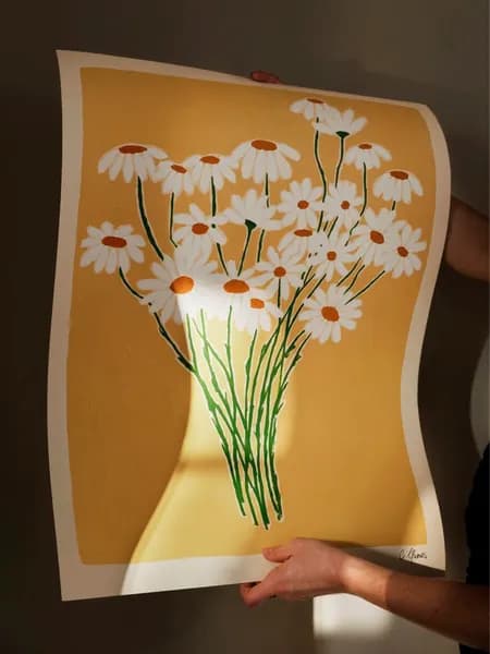 Постер, "Daisies", формат А3