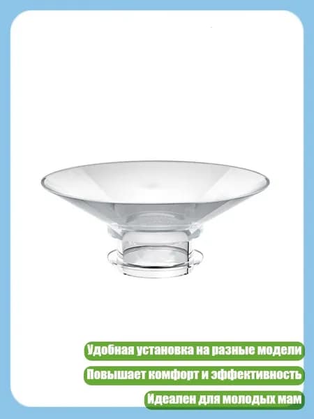 Улучшенный силиконовый адаптер фланца для молокоотсоса: простая установка для разных брендов, 17mm