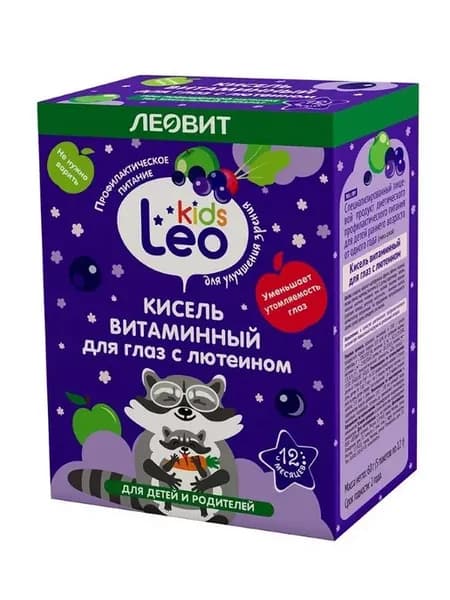 leo kids кисель для детей витаминный для г 5 шт-2уп
