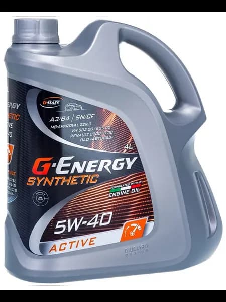 Масло моторное Synthetic Active 5W40 4л
