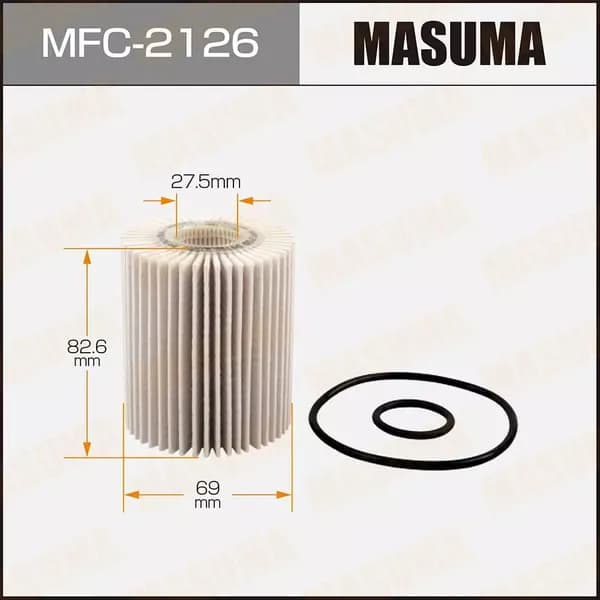 Masuma Фильтр масляный арт. MFC-2126, 1 шт.