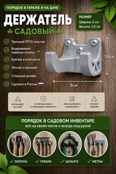 Держатель садового инструмента,1шт