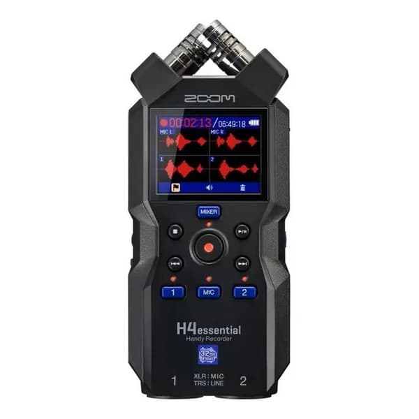 Портативный 4-трековый рекордер с поддержкой 32-bit Float Zoom H4essential