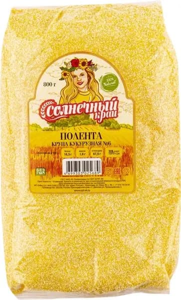 Полента из кукурузы Солнечный край Лобко Д.А. ИП м/у, 800 г