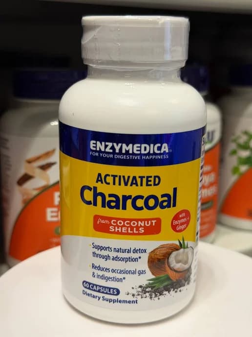 Activated Charcoal - Активированный уголь 60 капсул