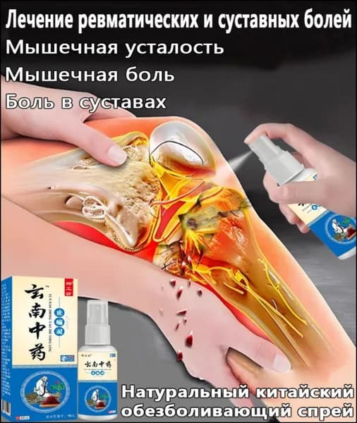 Обезболивающий спрей китайский натуральный бестселлер