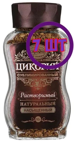 Московская кофейня на паяхъ Цикорий Насыщенный раст. субл. Стекло,95 гр. (комплект 7 шт.) 5007211