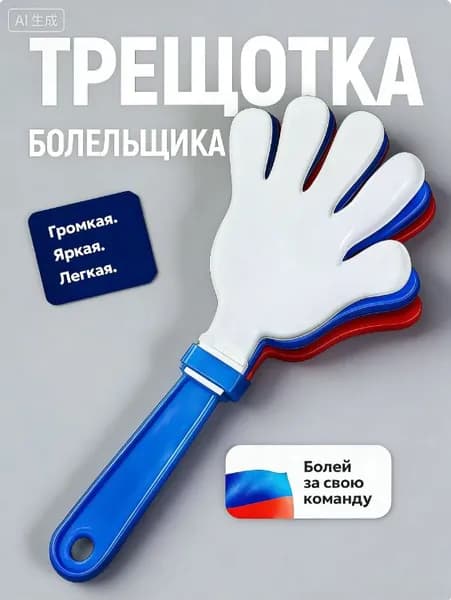 Ладошка трещетка болельщика