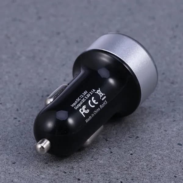 Адаптер Для Автомобиля, С Поддержкой Dc 12V-24V, Из Abs-Пластика, 1 Штука